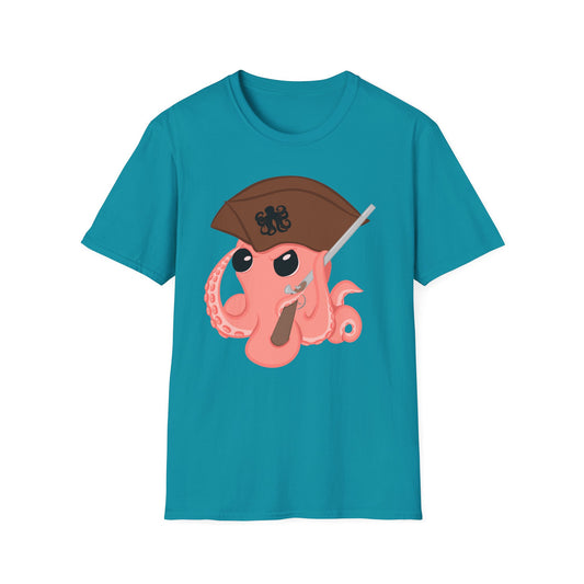 Tshirt featuring the Original Mascot design by the Octopus Revolution