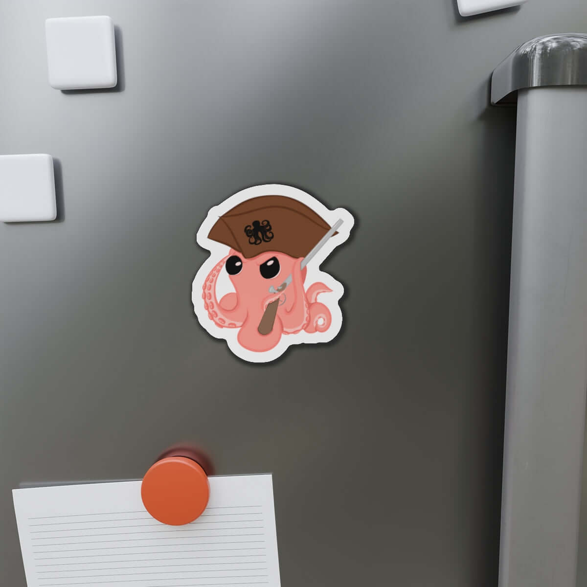 Octopus cartoon design magnet by the Octopus Revolution