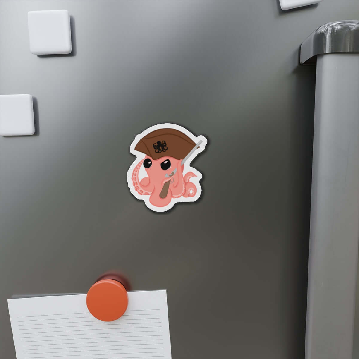 Octopus cartoon design magnet by the Octopus Revolution