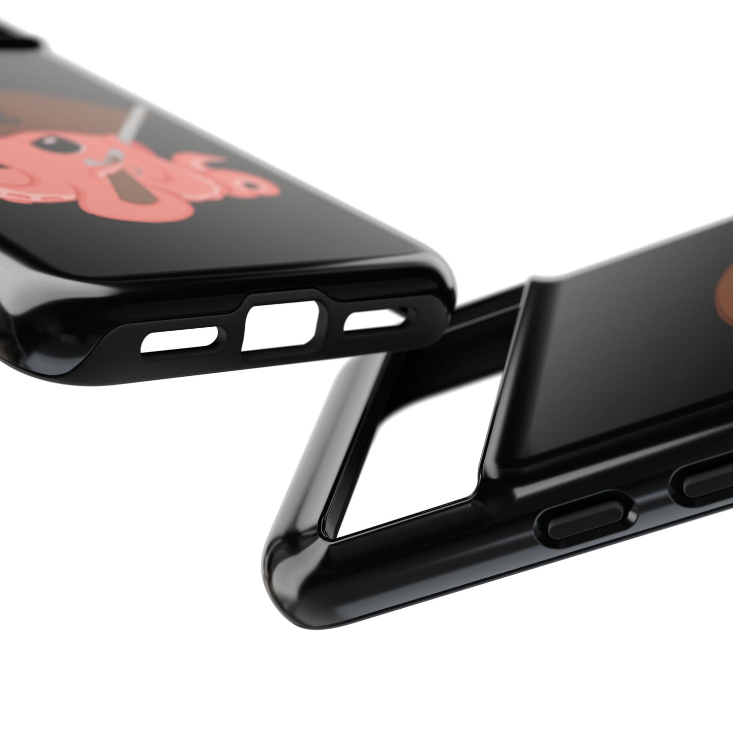 Phone case featuring a cartoon pirate themed original mascot design by the Octopus Revolution.