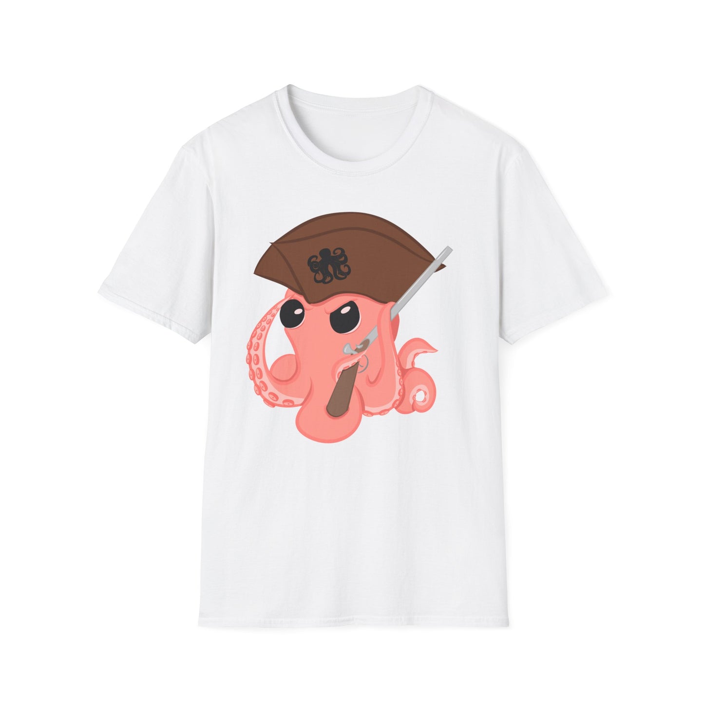 Tshirt featuring the Original Mascot design by the Octopus Revolution
