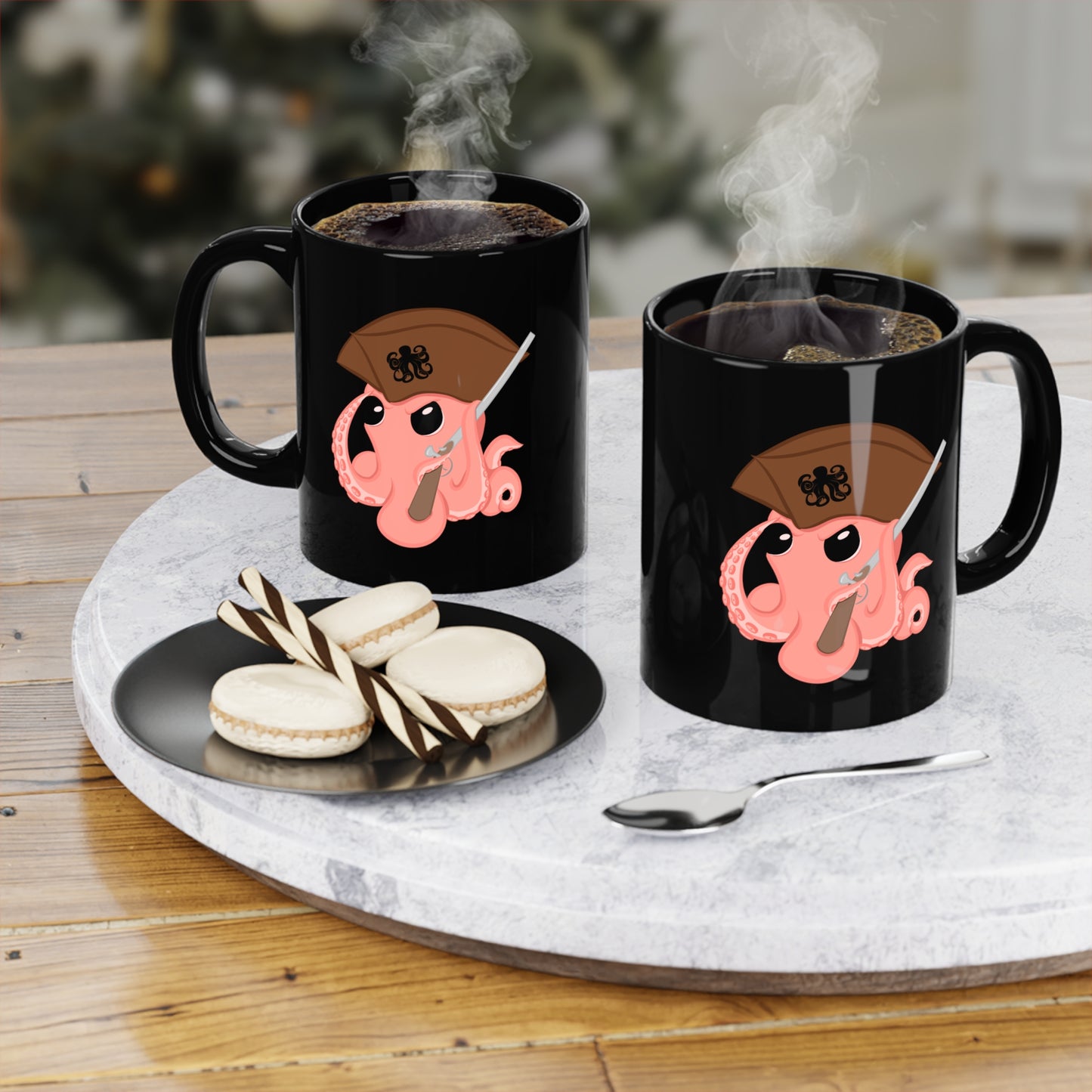 Octopus Revolution Mug Black