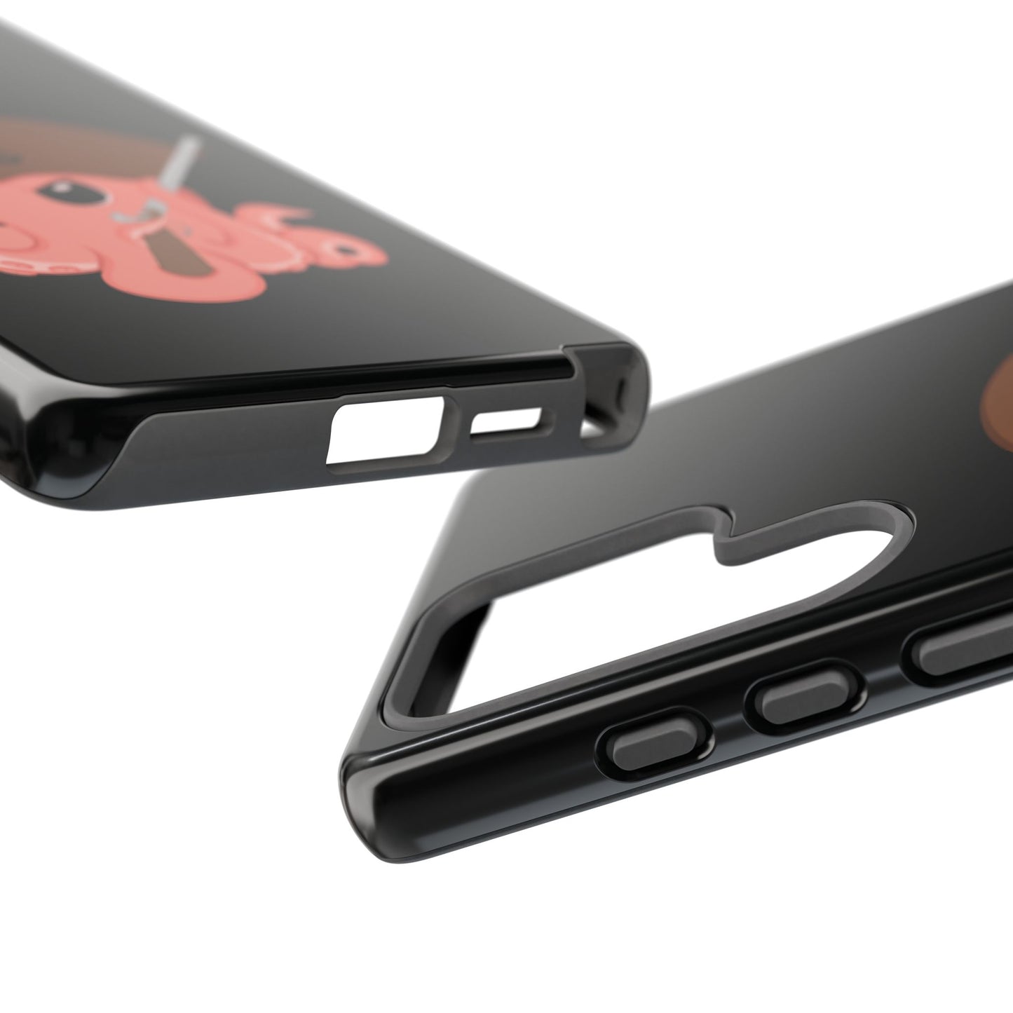 Phone case featuring a cartoon pirate themed original mascot design by the Octopus Revolution.