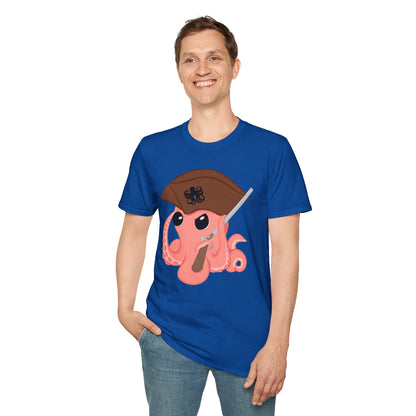 Tshirt featuring the Original Mascot design by the Octopus Revolution