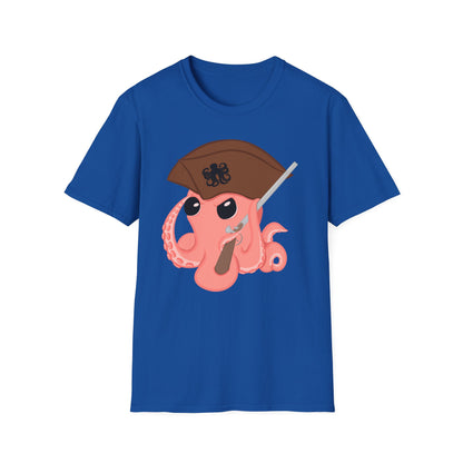 Tshirt featuring the Original Mascot design by the Octopus Revolution