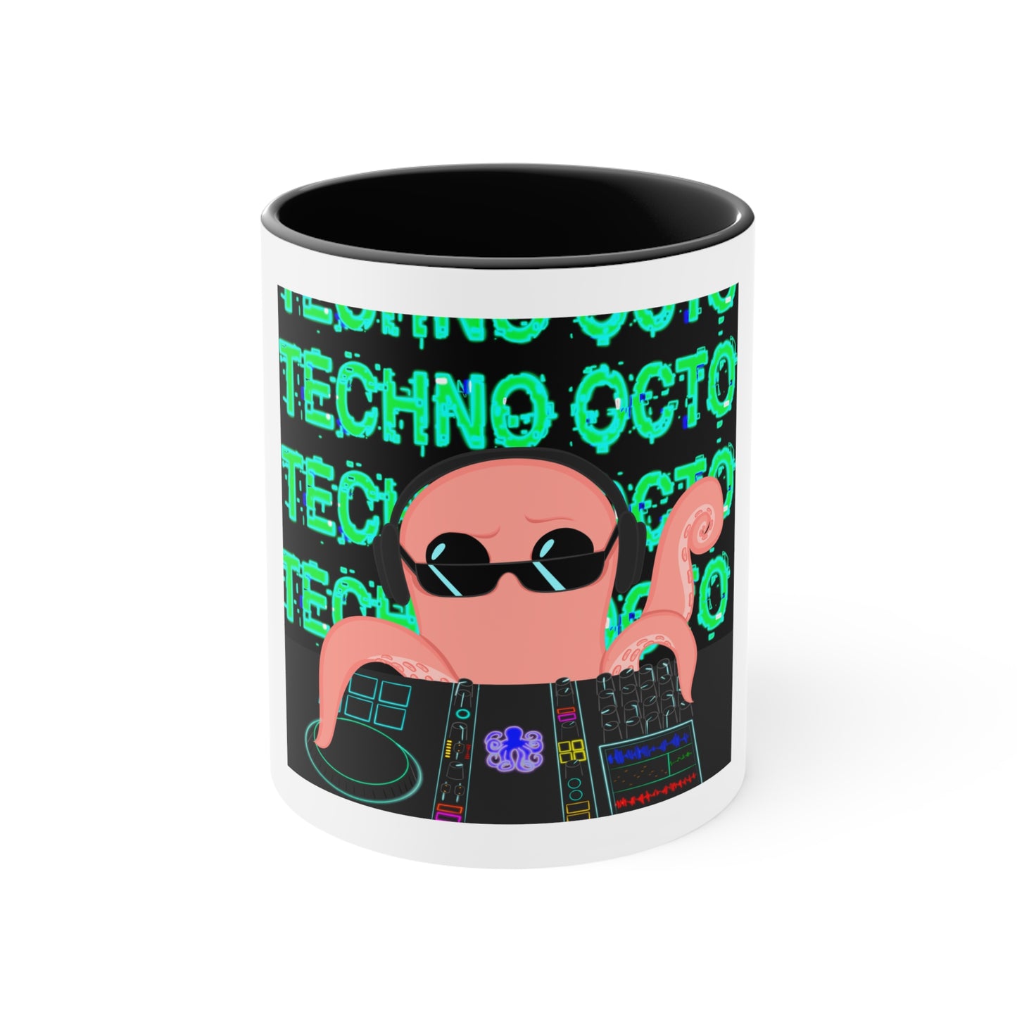 Techno Octo Accent Mug | Octopus Revolution