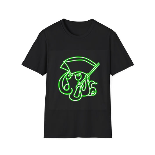 Neon Octo T-Shirt (Green) | Octopus Revolution