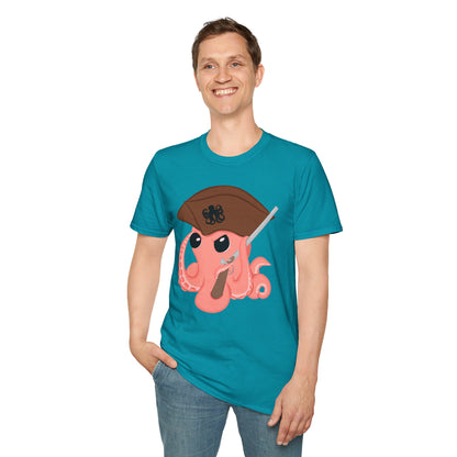 Tshirt featuring the Original Mascot design by the Octopus Revolution