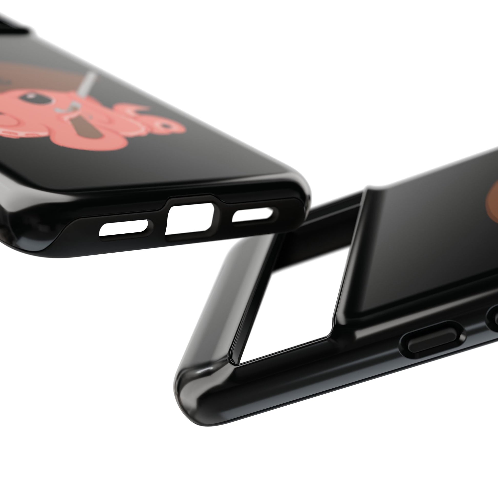 Phone case featuring a cartoon pirate themed original mascot design by the Octopus Revolution.