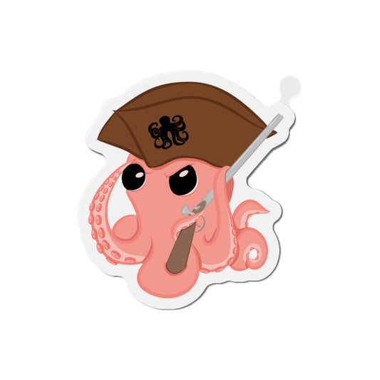Original Octopus Revolution Mascot Die-cut Magnet