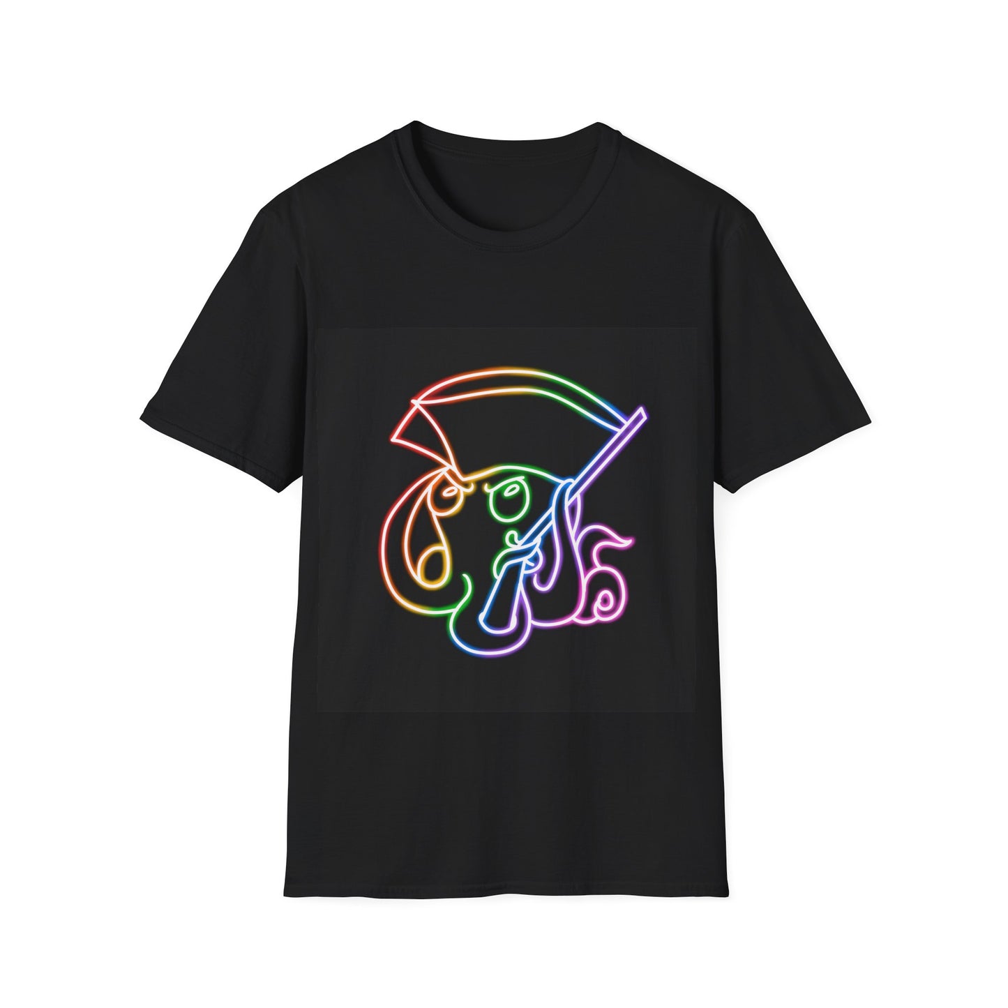 Neon Octo T-Shirt (Rainbow) | Octopus Revolution