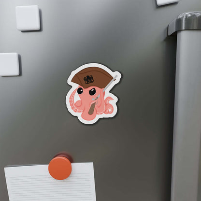 Octopus cartoon design magnet by the Octopus Revolution