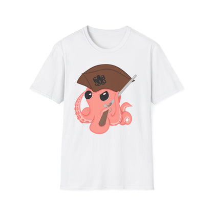 Tshirt featuring the Original Mascot design by the Octopus Revolution