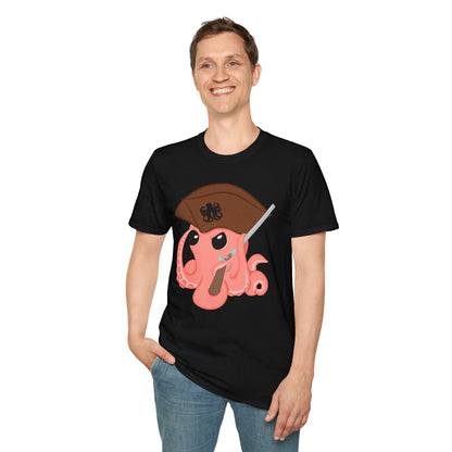Tshirt featuring the Original Mascot design by the Octopus Revolution