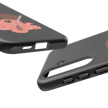 Phone case featuring a cartoon pirate themed original mascot design by the Octopus Revolution.