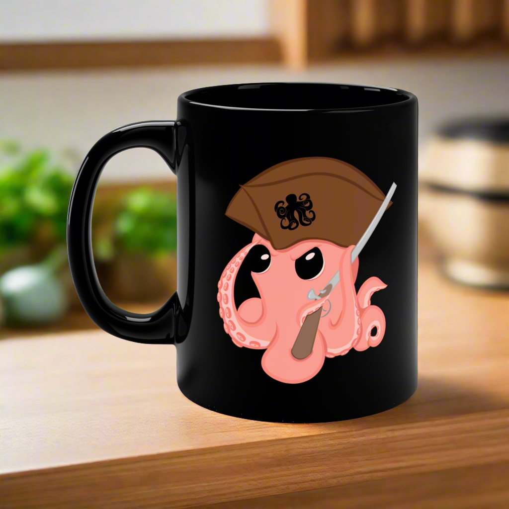 Octopus Revolution Mug Black